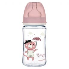 Бутылочка для кормления Canpol Babies Bonjour Paris 35/232 розовый 0,24 л