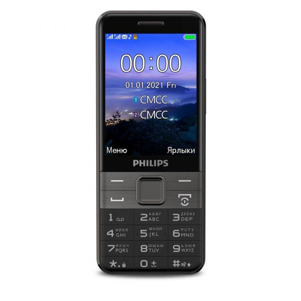 Сотовый телефон Philips Xenium E590 черный Мб